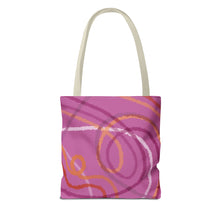 Load image into Gallery viewer, Abstract Lesbian Pride Tote Bag
