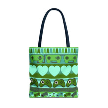 Load image into Gallery viewer, Gamer Ugly Sweater Stripe Tote Bag
