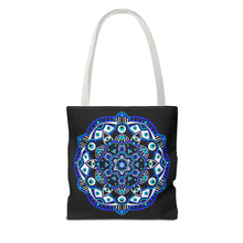 Load image into Gallery viewer, Evil Eye Mandala Tote Bag
