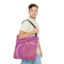 Load image into Gallery viewer, Abstract Lesbian Pride Tote Bag
