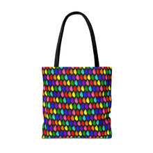 Load image into Gallery viewer, Anatomical Retro Pride Hearts Tote Bag
