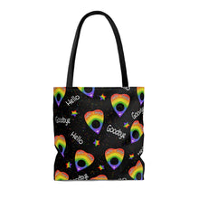 Load image into Gallery viewer, Rainbow Ouija Planchette Tote Bag
