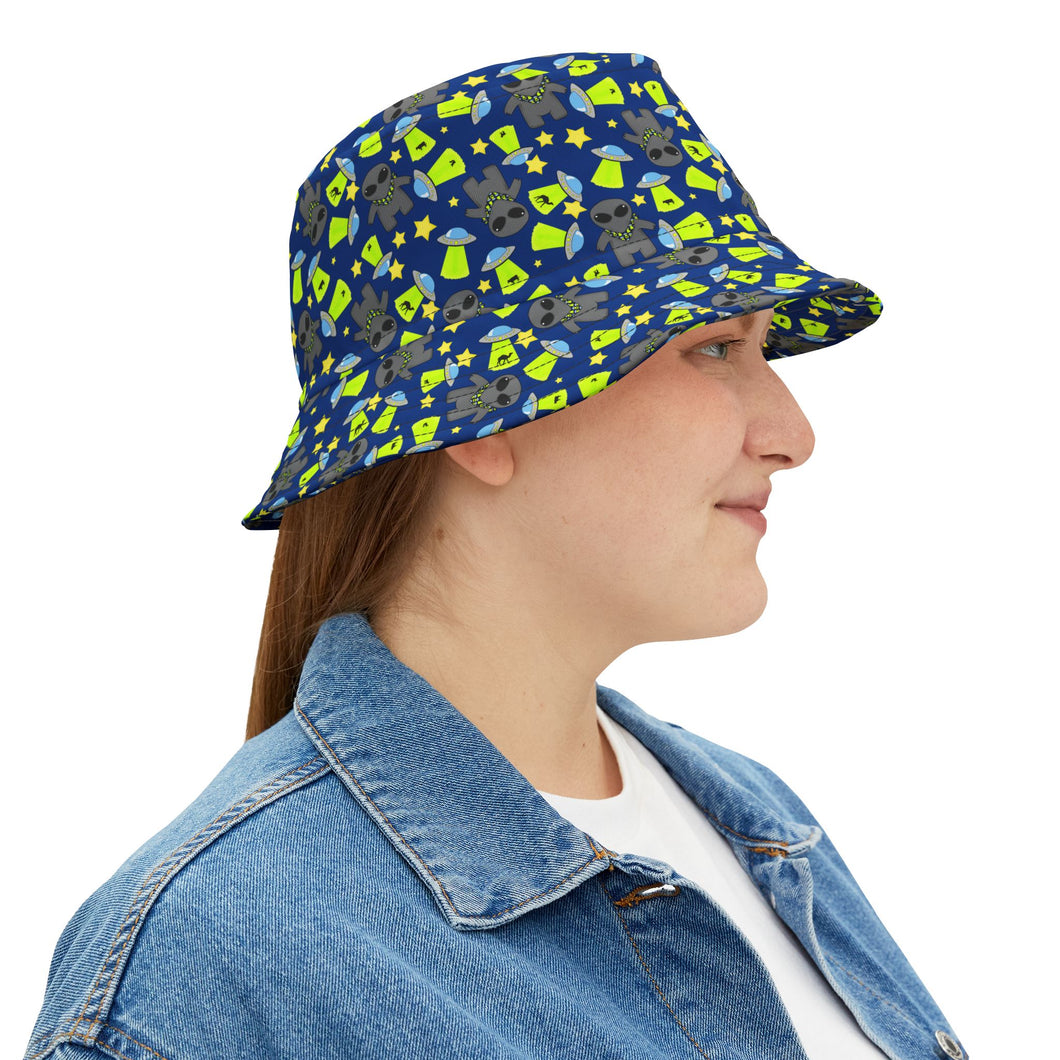 Alien abduction Bucket Hat