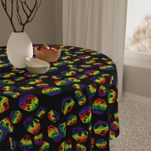 Load image into Gallery viewer, Rainbow Dice Toss Table Cloth
