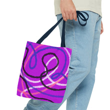 Load image into Gallery viewer, Abstract Genderfluid Pride Tote Bag
