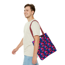 Load image into Gallery viewer, Bisexual Pride Skull Tote Bag
