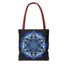 Load image into Gallery viewer, Evil Eye Mandala Tote Bag
