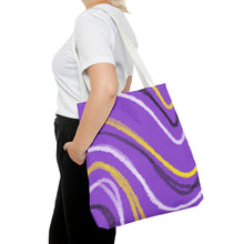 Load image into Gallery viewer, Abstract Nonbinary Pride Tote Bag
