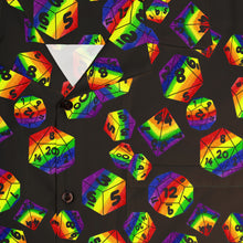 Load image into Gallery viewer, Pride Dice Set Button Up
