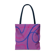 Load image into Gallery viewer, Abstract Bisexual Pride Tote Bag
