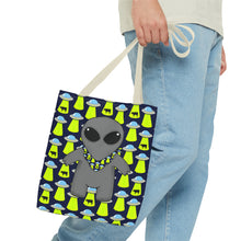 Load image into Gallery viewer, Alien Bandana Buddy Tote Bag
