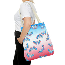 Load image into Gallery viewer, Trans Pride Moth Tote Bag
