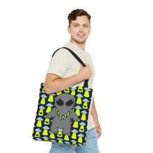 Load image into Gallery viewer, Alien Bandana Buddy Tote Bag
