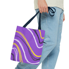 Load image into Gallery viewer, Abstract Nonbinary Pride Tote Bag
