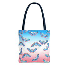 Load image into Gallery viewer, Trans Pride Moth Tote Bag
