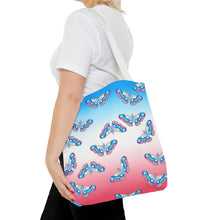 Load image into Gallery viewer, Trans Pride Moth Tote Bag
