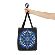 Load image into Gallery viewer, Evil Eye Mandala Tote Bag
