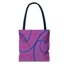 Load image into Gallery viewer, Abstract Bisexual Pride Tote Bag
