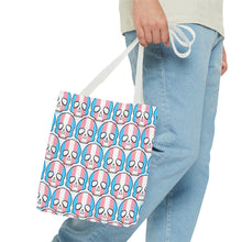 Load image into Gallery viewer, Trans Pride Skull Tote Bag
