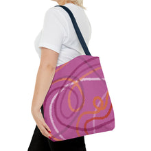 Load image into Gallery viewer, Abstract Lesbian Pride Tote Bag
