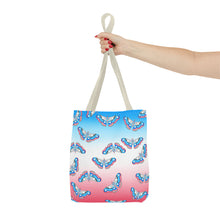 Load image into Gallery viewer, Trans Pride Moth Tote Bag
