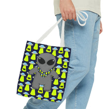 Load image into Gallery viewer, Alien Bandana Buddy Tote Bag
