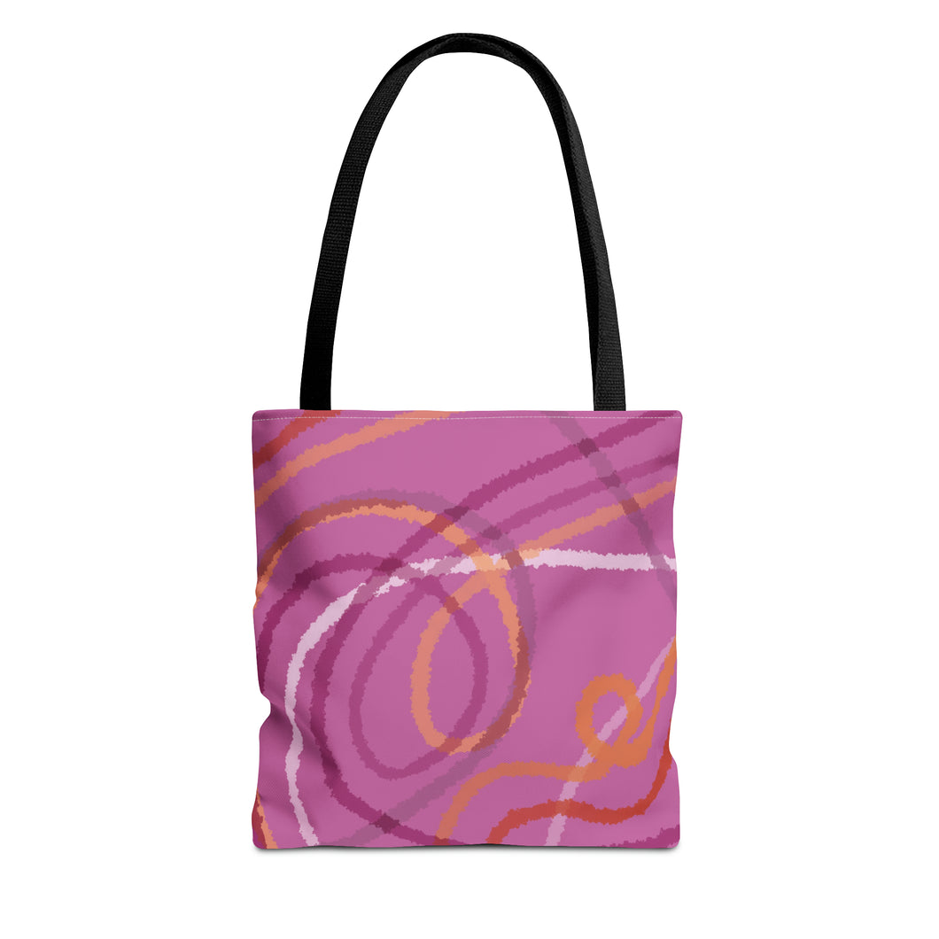 Abstract Lesbian Pride Tote Bag