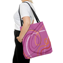 Load image into Gallery viewer, Abstract Lesbian Pride Tote Bag
