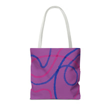 Load image into Gallery viewer, Abstract Bisexual Pride Tote Bag
