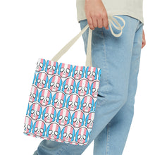 Load image into Gallery viewer, Trans Pride Skull Tote Bag
