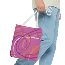 Load image into Gallery viewer, Abstract Lesbian Pride Tote Bag
