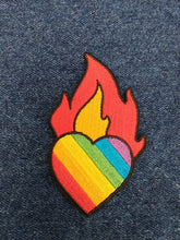 Load image into Gallery viewer, Pride Sacred Heart Patch
