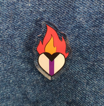 Load image into Gallery viewer, Demi Sacred Heart Acrylic Pin
