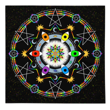 Load image into Gallery viewer, Rainbow Divination and Tarot Mat/Bandana
