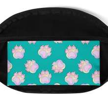 Load image into Gallery viewer, Paws On Teal Fanny Pack
