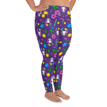 Load image into Gallery viewer, Whimsical Skull Plus Size Leggings
