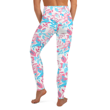 Load image into Gallery viewer, Trans Floral Yoga Leggings
