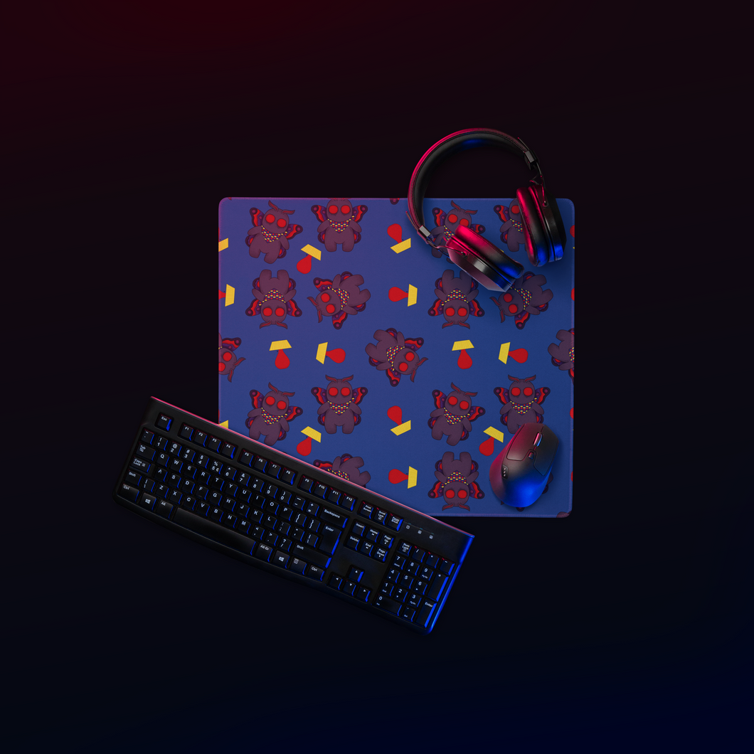 Mothman And Lamps Gaming mouse pad