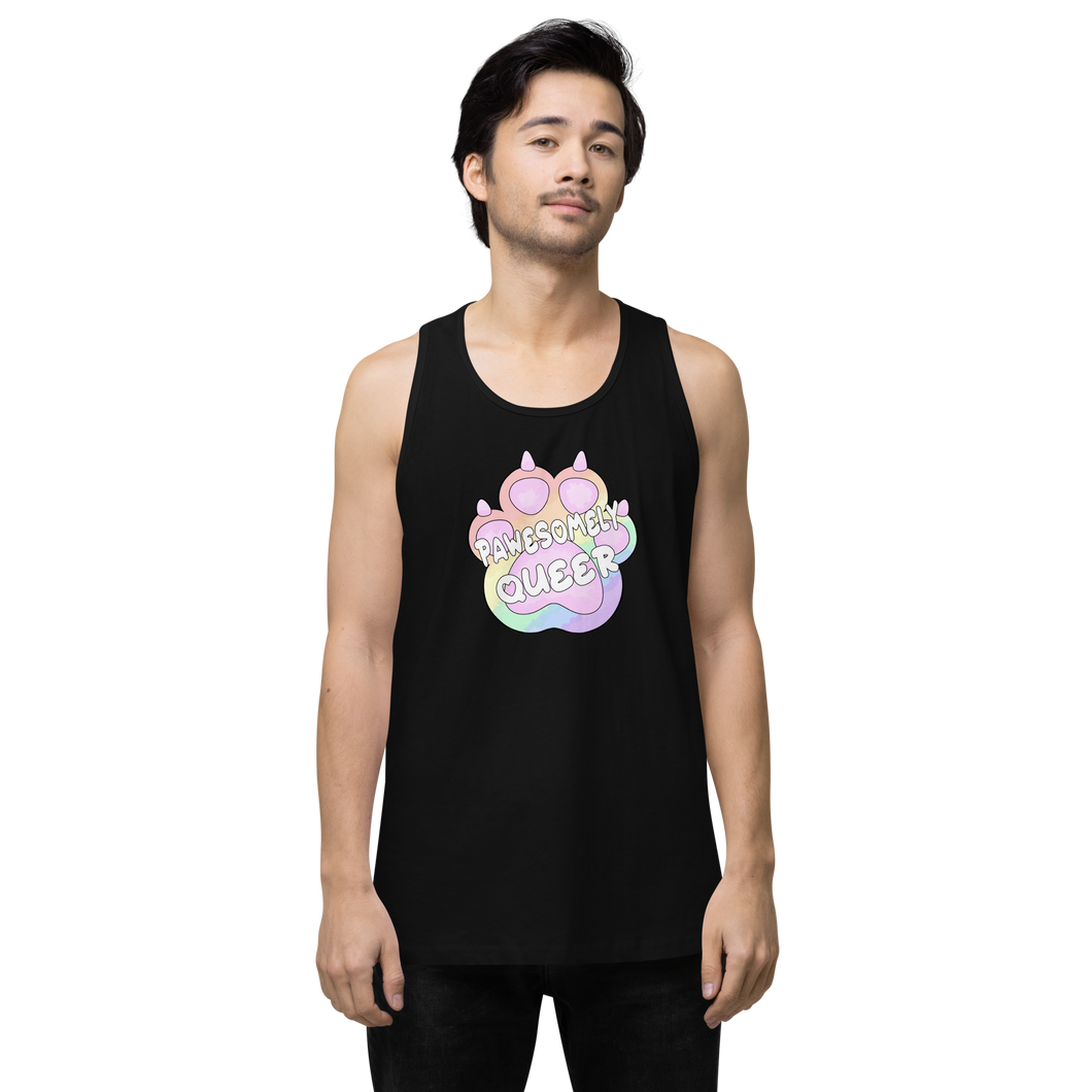 Pawsomely Queer tank top