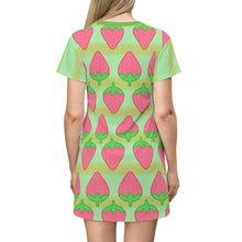 Load image into Gallery viewer, Strawberry Lineup T-Shirt Dress
