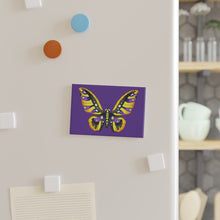 Load image into Gallery viewer, Nonbinary Pride Butterfly 2 x 3&quot; magnet
