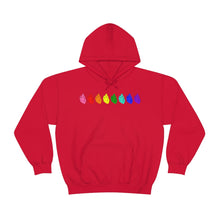 Load image into Gallery viewer, Retro Pride Hearts Hoodie
