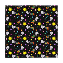 Load image into Gallery viewer, Rainbow Smoking Skull Tablecloth
