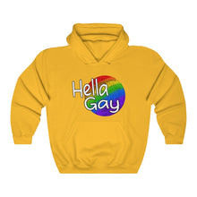 Load image into Gallery viewer, Hella Gay - Unisex Heavy Blend™ Hooded Sweatshirt
