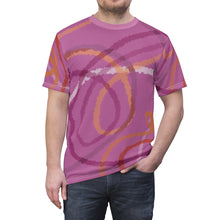 Load image into Gallery viewer, Abstract Lesbian Pride Unisex AOP Tee
