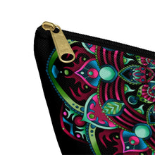 Load image into Gallery viewer, Fire and Earth Mandala Accessory Pouch
