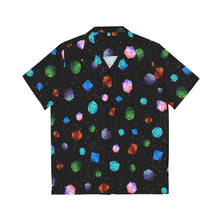 Load image into Gallery viewer, Galaxy Polyhedrons Button Up Shirts
