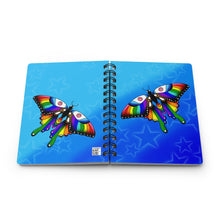 Load image into Gallery viewer, pride butterfly - Spiral Bound Journal
