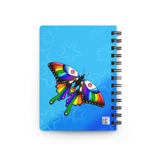 Load image into Gallery viewer, pride butterfly - Spiral Bound Journal
