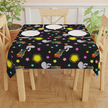 Load image into Gallery viewer, Rainbow Smoking Skull Tablecloth
